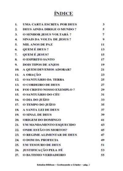 Bloco com 27 Estudos Bíblicos