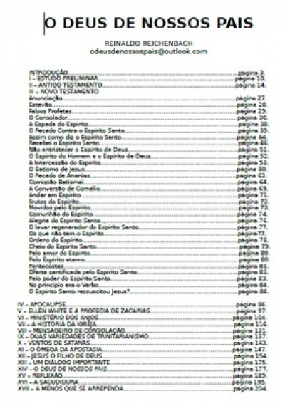 Livro: O Deus de Nossos Pais