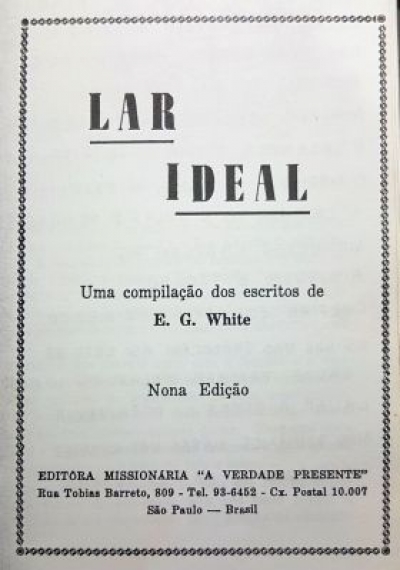 Xerox do Livro: Lar Ideal