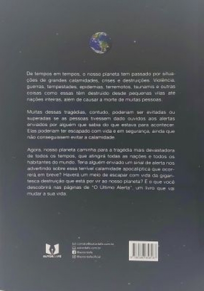 Livro: O Ultimo Alerta.