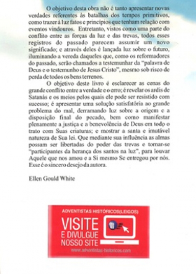 Livro: A Grande Controvérsia entre Cristo e Satanás